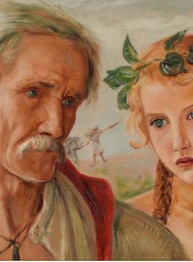 K693【捷克】弗拉斯基米尔·霍夫曼Wlastimil Hofman肖像油画图库