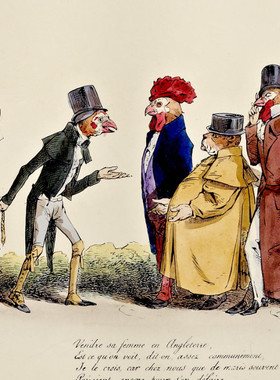 C160【法国】Jean-Jacques Grandville 漫画、插图电子版图库