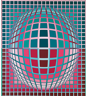 K520【法国】维克多·维萨里 Victor Vasarely 几何艺术绘画图库
