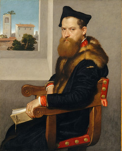 T084【意大利】莫罗尼( Giovanni Battista Moroni )肖像油画
