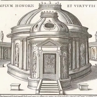 E466【意大利】 Domenico de  Rossi 古罗马建筑版画 电子图库
