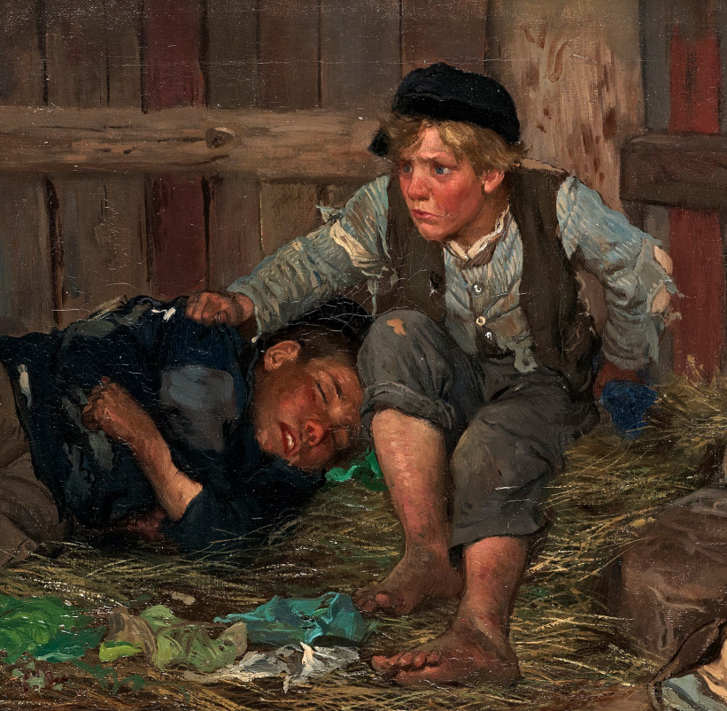 K586【瑞典】马尔姆斯特伦（August Malmstrom）绘画网传图库素材 - 实物图
