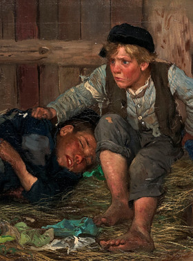 K586【瑞典】马尔姆斯特伦（August Malmstrom）绘画网传图库素材