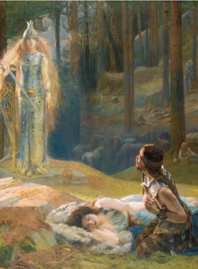 D087【法国】Gaston Bussiere 绘画网传电子图库.