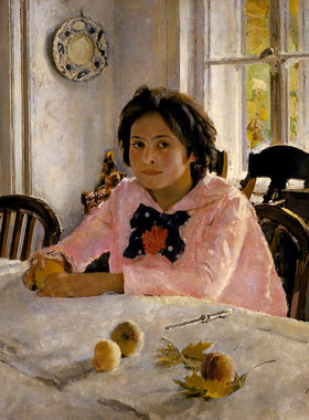 K057【俄罗斯】瓦伦丁·赛洛夫Valentin Serov人物油画素描图库