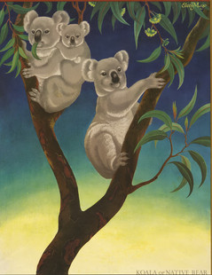 *D107【澳大利亚】艾琳·梅约（Eileen Mayo）绘画、版画电子图库