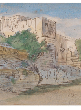 T803【英国】爱德华·莱尔（Edward Lear）水彩、素描油画图库