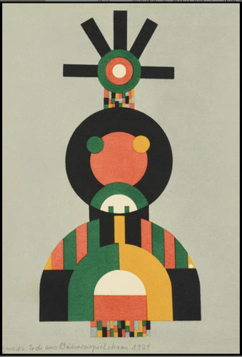 E524【德国】 (Lothar Schreyer)绘画版画装饰图案设计网传图库.