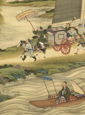 C763【中国】清代 圣帝明王善端录图工笔国画、书法网传电子图库