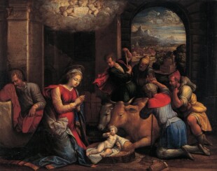 YC641【意大利】加罗法洛（Benvenuto Tisi da Garofalo）油画