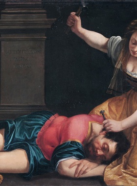 K419意大利 阿特米西亚·珍蒂莱斯基 artemisia gentileschi 油画