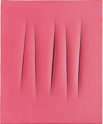 M934【阿根廷】卢西奥·方塔纳（Lucio Fontana）抽象绘画图库