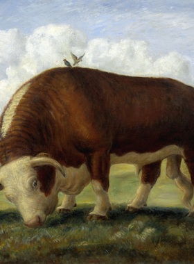 K404【美国】约翰·斯图尔特·柯里（John Steuart Curry）绘画