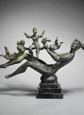 D273【美国】查姆·格罗斯（Chaim Gross）雕塑绘画素材电子图库