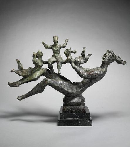 D273【美国】查姆·格罗斯（Chaim Gross）雕塑绘画素材电子图库