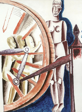 YC620【比利时】（Frits Van den Berghe)抽象绘画、版画网传图库