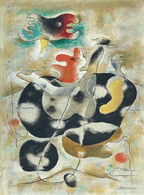 K585【德国】威利·鲍迈斯特（Willi Baumeister）抽象绘画图库