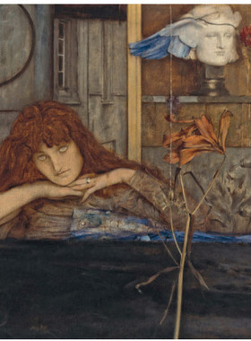 K015【比利时】费尔南·赫诺普夫(Fernand Khnopff)绘画网传图库