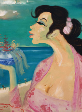 M725【印尼】亨德拉·古纳万（Hendra Gunawan）绘画网传图库