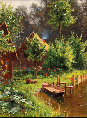 C408【德国】Walter Moras 风景绘画美术临摹艺考网传 图库