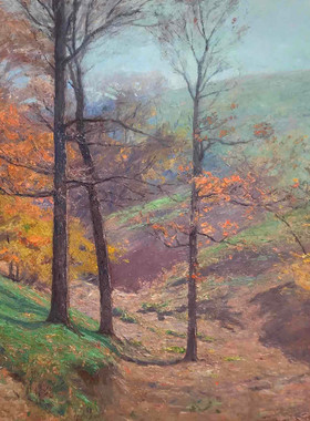 E593【美国】（Theodore Clement Steele）油画资源基地电子图库