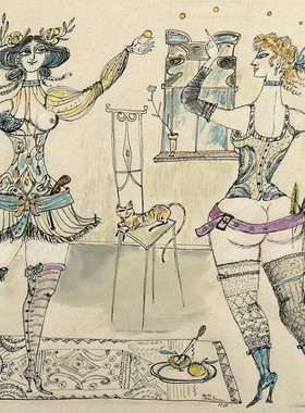 D343【德国】贝勒·巴赫姆（Bele Bachem）绘画、插图、版画图库.