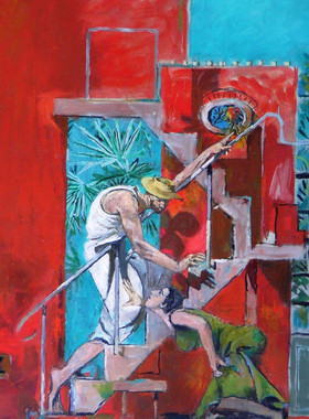 YC635【英国】格雷厄姆萨瑟兰Graham Sutherland抽象绘画素材图库