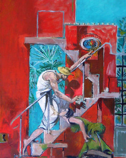 YC635【英国】格雷厄姆萨瑟兰Graham Sutherland抽象绘画素材图库