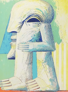 T677【德国】霍斯特·安提斯（Horst Antes）绘画与雕塑临摹素材