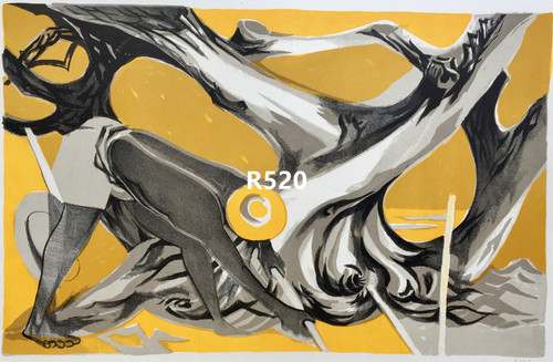 R520【法国】皮尼翁（Edouard Pignon）抽象油画水彩绘画电子图库