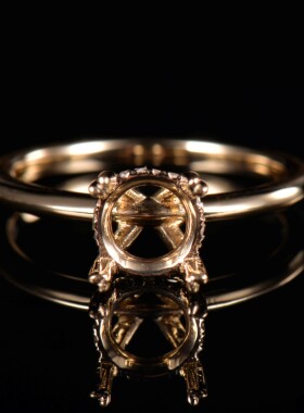 Fay Jewelry 个性定制钻石戒指空托（925银/10K/14K/18K/PT950）