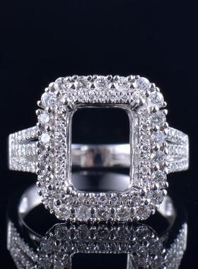 Fay Jewelry 个性定制钻石戒指空托（925银/10K/14K/18K/PT950）