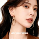 ASYOUWISH 高级感耳饰女 虎眼星星耳环秋冬时尚 2025年新款 甜酷个性