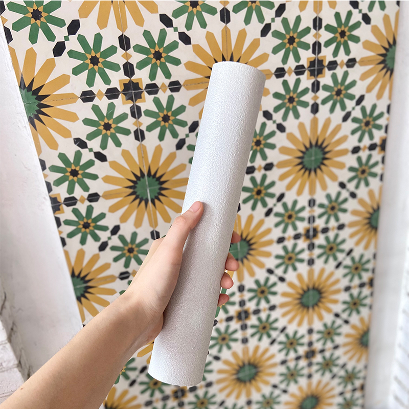 网红半圆弧瓷砖棍子砖圆柱背景墙