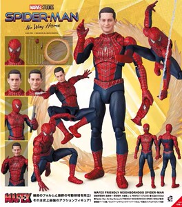 现货Medicom Toy MAFEX蜘蛛侠托比马奎尔新品可动手办模型正版