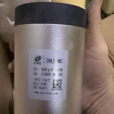 1100V420uf CRE DMJ-MC 全新薄膜电容 85x135mm 高压薄膜滤波电容