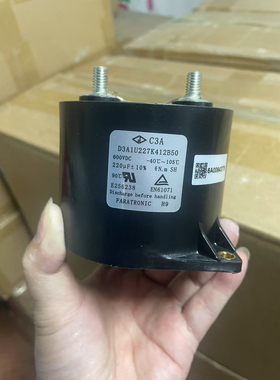 法拉 farad D3A1U227K412B50 600VDC 220UF 支流支撑杆式薄膜电容