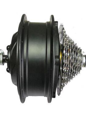 变速山地自行车改装电动车电机36v48v250/350w500w前后驱改装电机