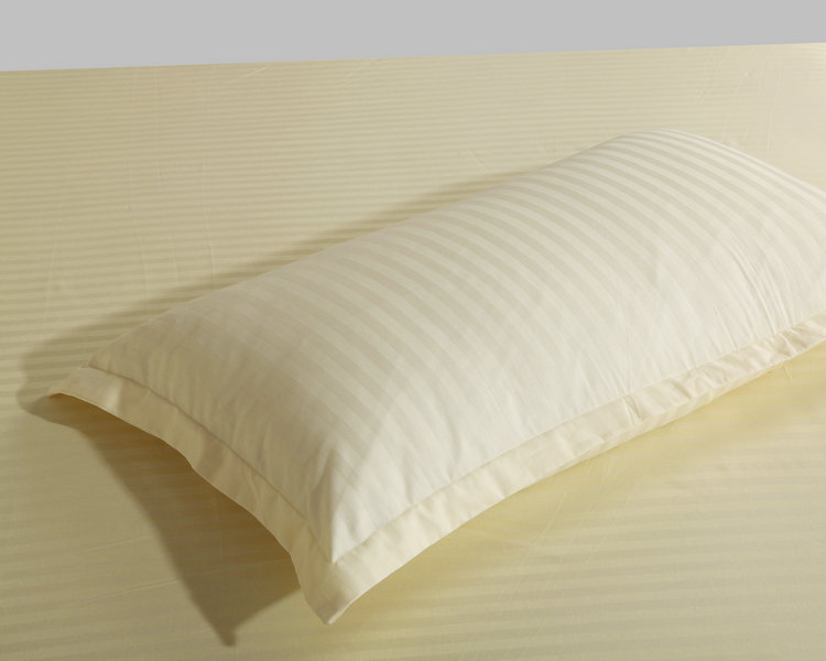 缎条定制枕套小童长款纯棉单人