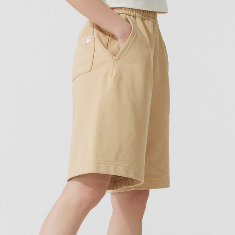 国内正品MLB男女25新款NY复古老花大标印花休闲运动短裤3ASPM0253