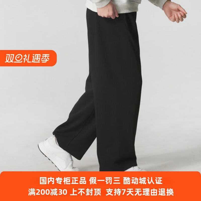 国内现货MLB男女25新款NY复古老花大标阔腿休闲运动长裤3APTM0154