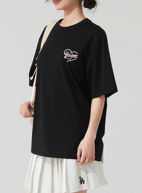 国内正品MLB男女25新款NY速干凉感圆领休闲运动T恤短袖3ATSH0153