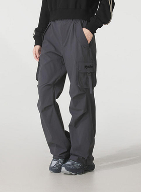 国内现货MLB女25新款NY复古工装风凉感透气梭织运动长裤3FWPV0154