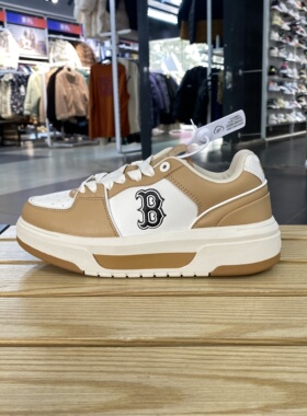 国内现货MLB男女24春季新款运动鞋厚底板鞋休闲鞋学长鞋3ASXCLS4N