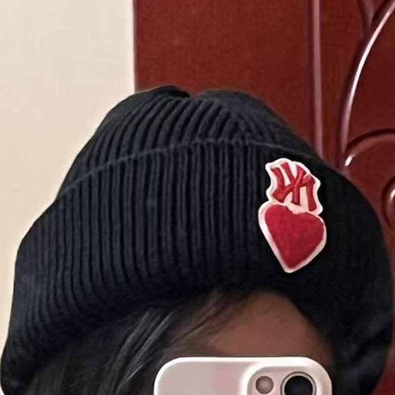 MLB针织帽男帽女帽刺绣爱心NY运动帽保暖毛线帽3ABNM1026