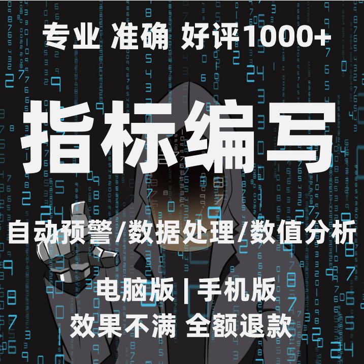 公式编写指标编写数据提取分析代码修改转换图形识别文华编程指标 商务/设计服务 样图/效果图销售 原图主图