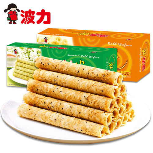 海苔卷饼干香脆可口小吃糕点