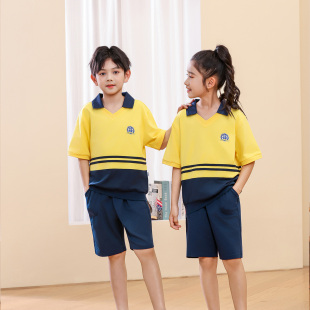校服裤 广州中学生校服长袖 纯棉初中生短袖 夏装 祈福英语实验同款