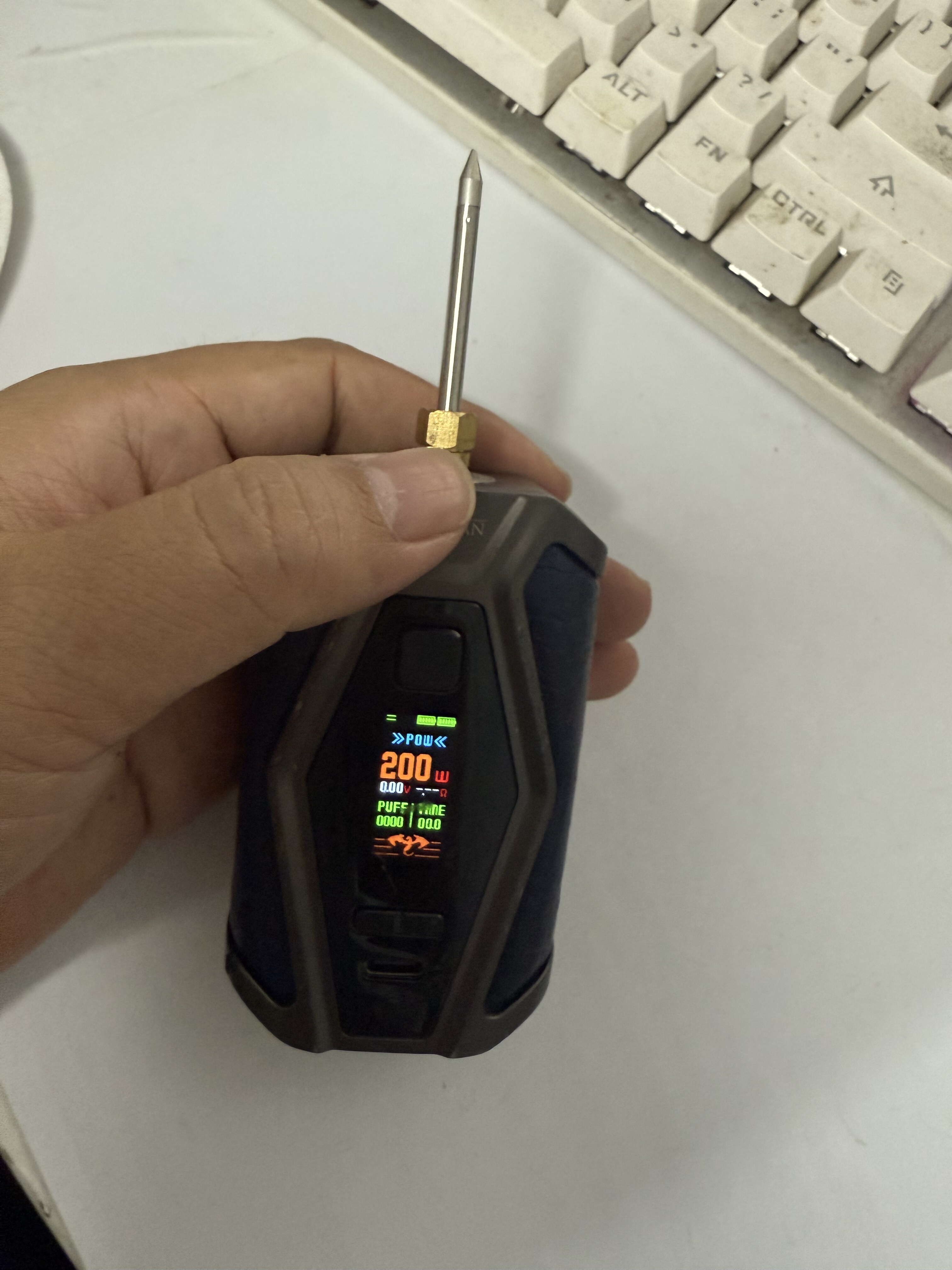 C口充电200w移动电烙铁 裸机没配件