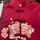 闰年冲喜寿衣女七件高档老年人寿终衣服高档真丝苏绣年轻寿服全套